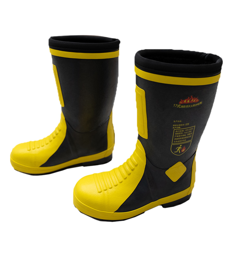 新款25D消防员灭火防护靴(棉）